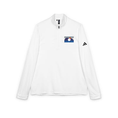 Sudadera Mujer  Adidas® con Cremallera 1/4 y Bordado