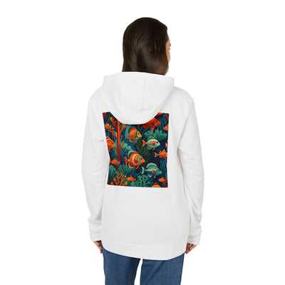 Sweat-shirt Adidas corail avec poissons tropicaux