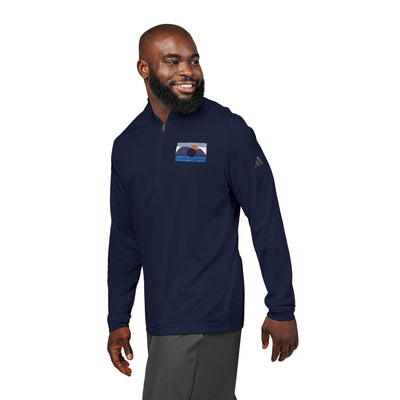 Sudadera de Hombre con Cremallera 1/4 y Bordado | Adidas®