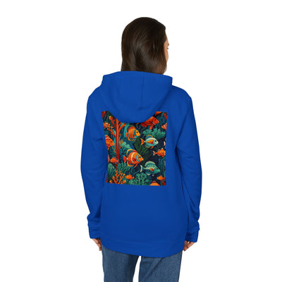 Sweat-shirt Adidas corail avec poissons tropicaux