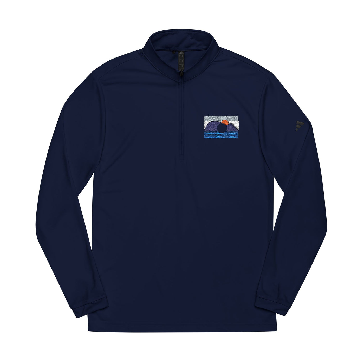 Sudadera de Hombre con Cremallera 1/4 y Bordado | Adidas®