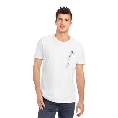 organic-white-t-shirt-with-aizkolari-lumberjack-design-front-and-back